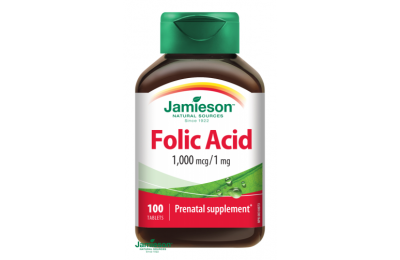 JAMIESON Folic Acid 1mg 100 tbl.